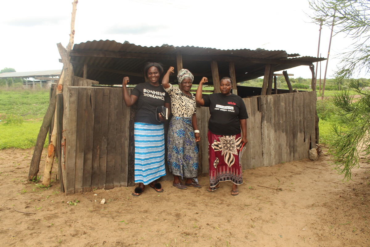 Nasindamwa, 38 anni, mamma di 4 bambini, membro del gruppo di risparmio